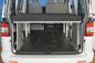Preview: VanEssa sleeping system in the van rear view