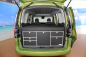 Preview: VanEssa Schlafsystem zur Kueche VW Caddy 5 Ford Tourneo Connect 3 im Fahrzeug