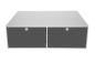 Preview: Storage box for VW T5/T6/T6.1 California Comfortline/Ocean/Coast | corpus Silver