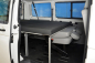 Preview: VanEssa sleeping system in the van on a double bench