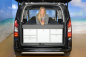 Preview: VanEssa sleeping system in addition to kitchen Berlingo 2 / Partner Tepee, rear view