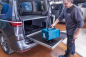 Preview: VanEssa Riva rear pull-out in the VW T7 Multivan for craftsmen