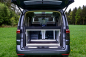 Preview: VanEssa Riva rear pull-out and sleeping system in the Volkswagen bus