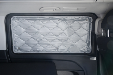Thermal darkening mats for Mercedes side window