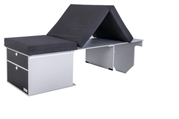 Single bed with drawer module Kangoo Citan folding mattress