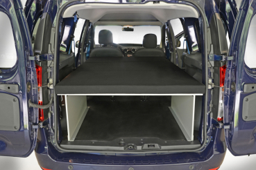 VanEssa sleeping system Dacia Dokker rear view