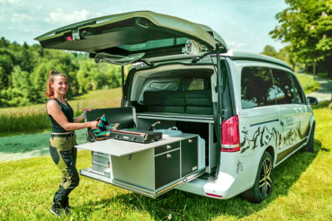 Riva heavy load pullout for your van. - VanEssa mobilcamping