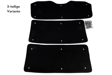 Thermal mats black-silver blackout for Mercedes vans Scope of delivery 3-piece