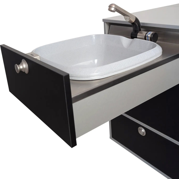 V9 - VanEssa kitchen system height 60 cm | corpus Silver