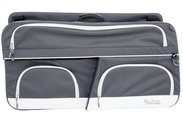 Original VanEssa Packtasche für VW California T5 / T6 / T6.1 - speziell für die Zweierbank - Beifahrerseite, anthrazit