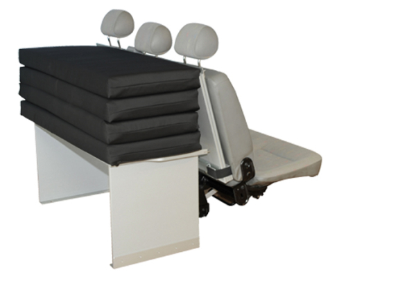 Sleeping system - Vivaro / Trafic / Primastar / NV300 / Talento - with 3-seated bench