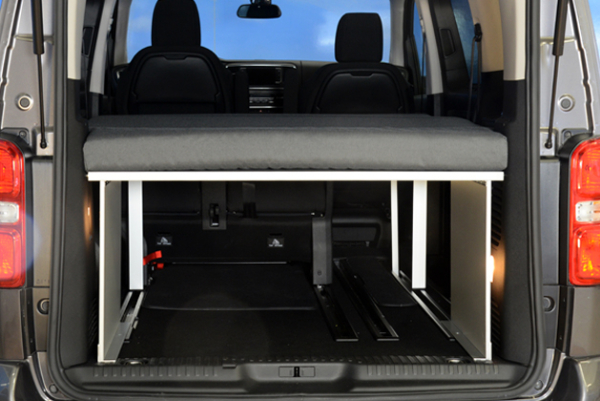 Sleeping in your Citroen ProAce Traveller Toyota VanEssa - mobilcamping Spacetourer, Peugeot or
