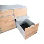 Extendable table silver