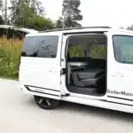 Caddy und Caddy Maxi 5 Schlafsystem Surfer geteilt Liegefläche im Aufbau rechts