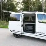 Caddy und Caddy Maxi 5 Schlafsystem Surfer geteilt Liegefläche aufgebaut