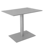 VanEssa Campingtisch Silber Seitenansicht