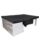 Caravelle from 2025 onwards Sleeping system built into rear kitchen with 3-seater bench sleeping area