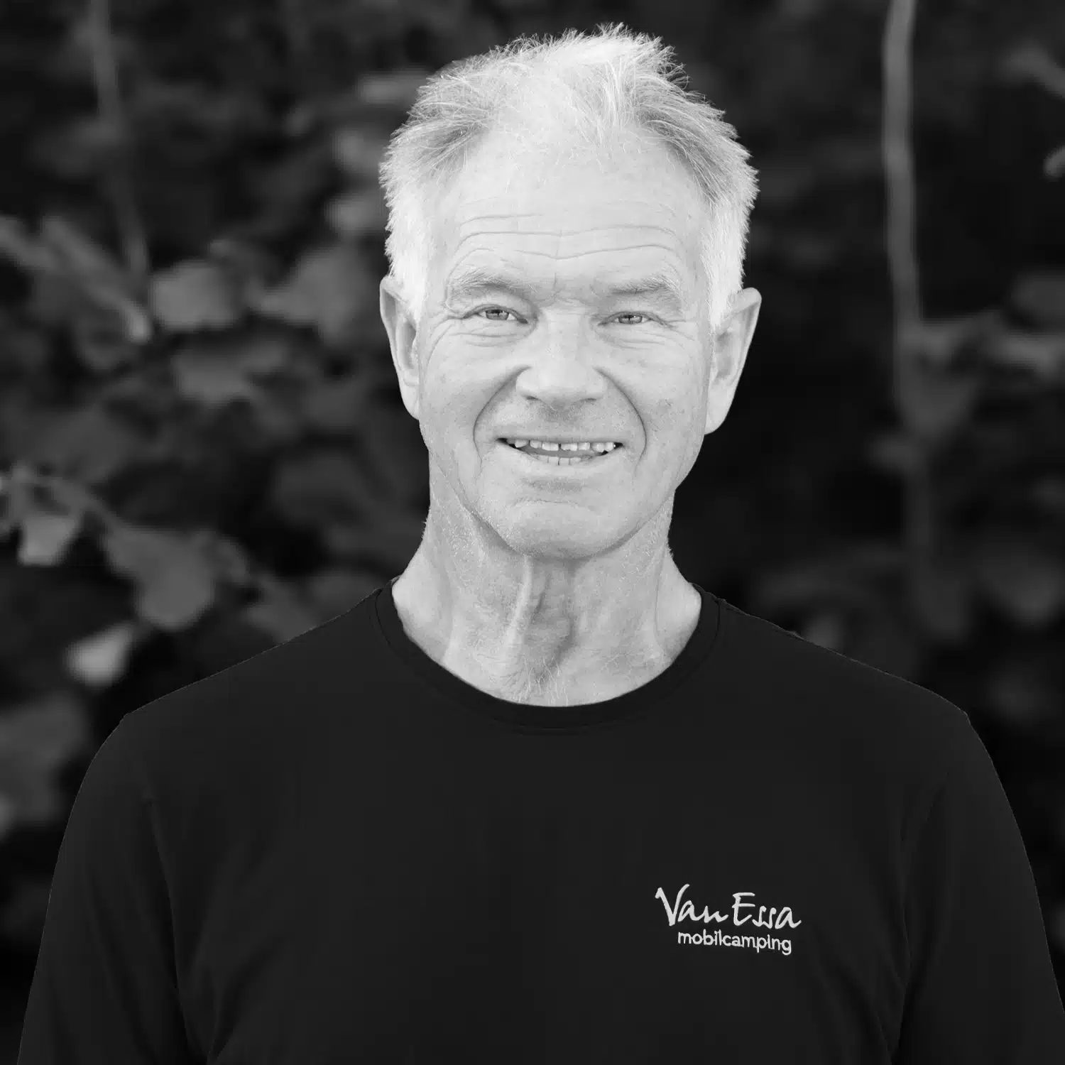 Hubert Portrait schwarz weiß