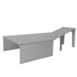 VanEssa split sleeping system without mattress raised on the right