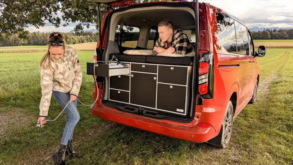 Tourneo Transit Custom Campingzubehör Duschaufsatz