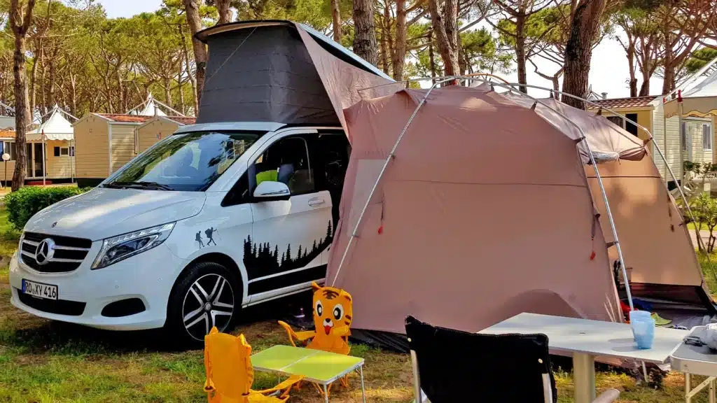 VAUDE Camping-Vorzelt Zubehör für Mercedes Marco Polo Horizon Activity
