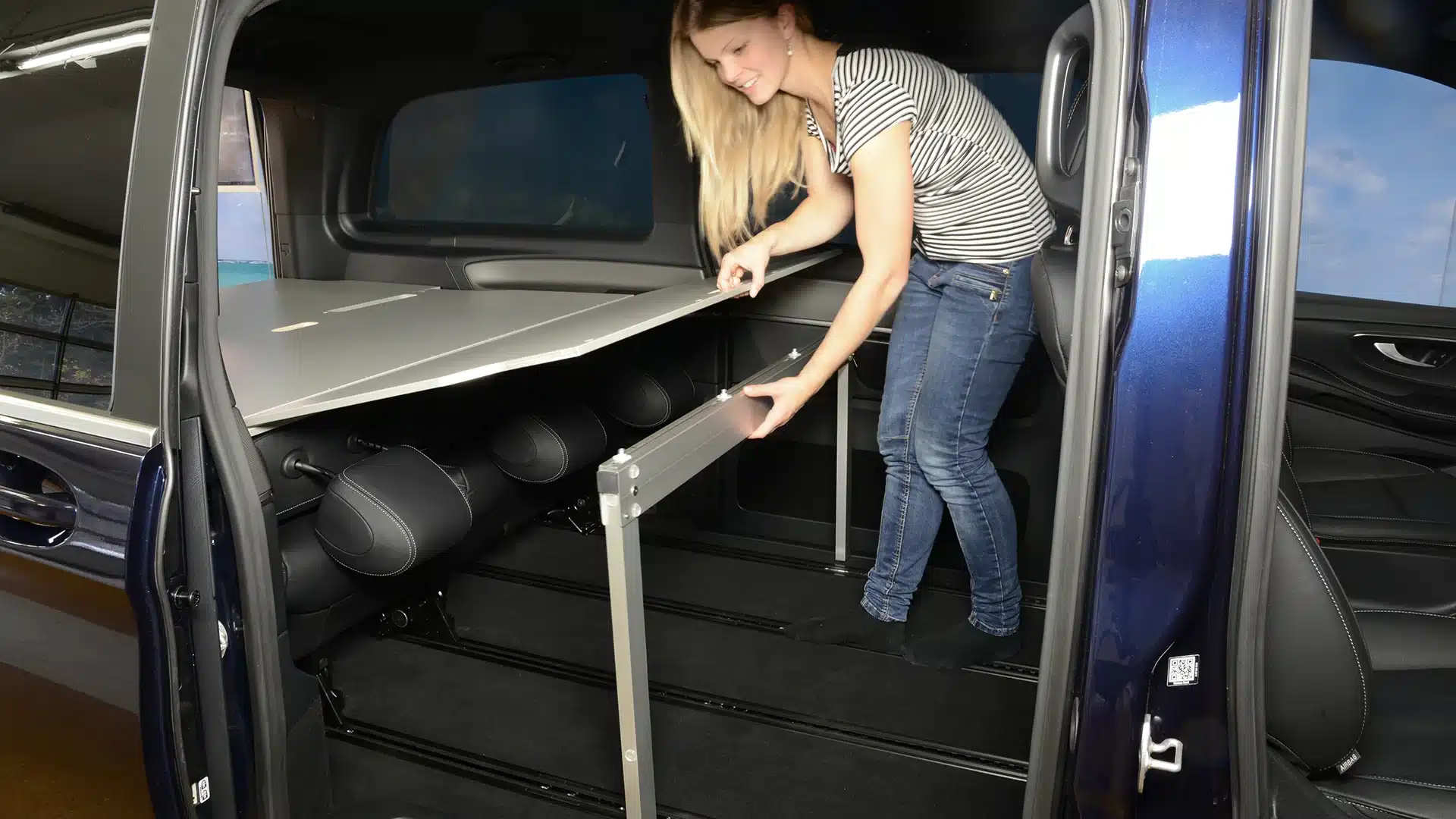 Campingmodul Einbau Schlafsystem Van in der V-Klasse