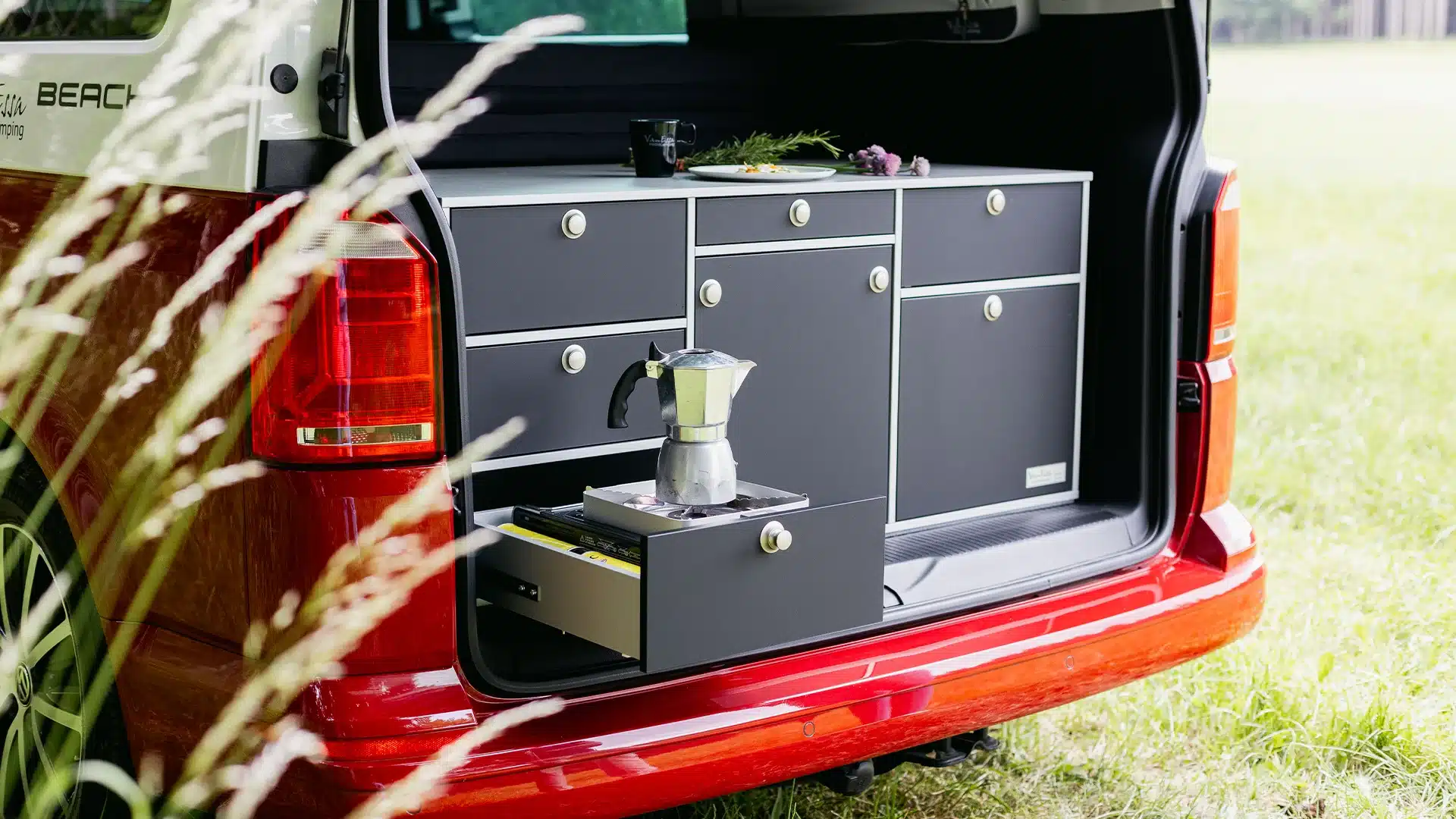 Multivan T5 T6 T61 Campingmodule Heckküche Kocher