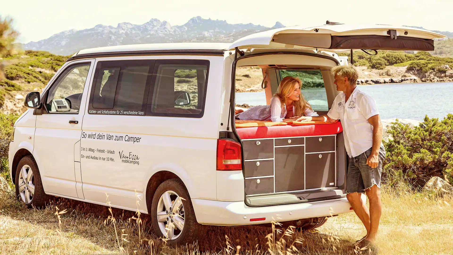 Multivan T5 T6 T61 camping modules Kitchen systems and sleeping systems