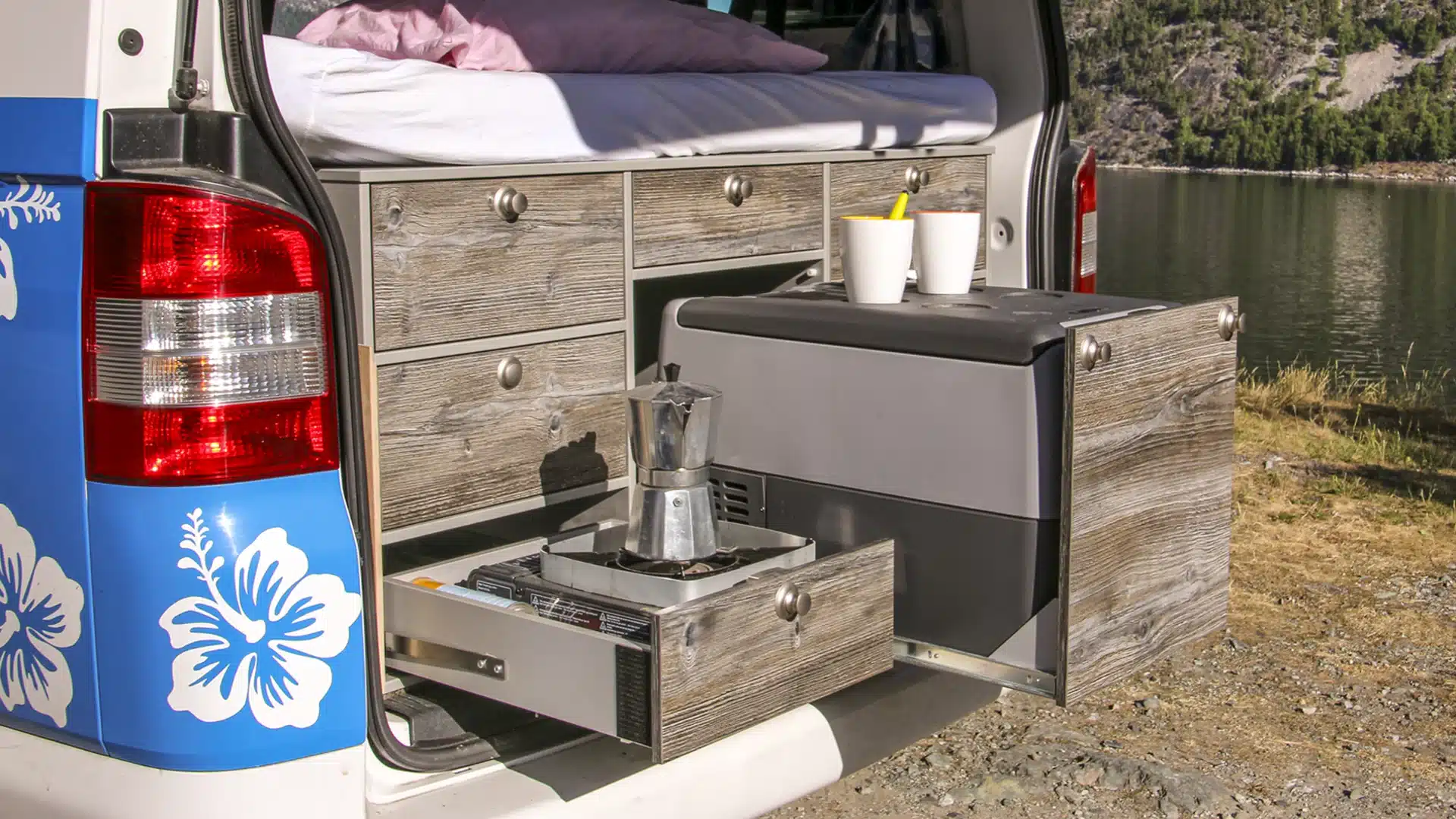 Transporter Caravelle T5 T6 T61 Heckküchen