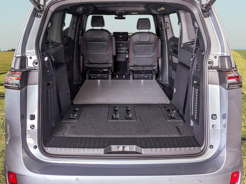 Innenraum von VW ID. Buzz für den Camperausbau