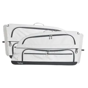 Mercedes Packtaschen Paar hell
