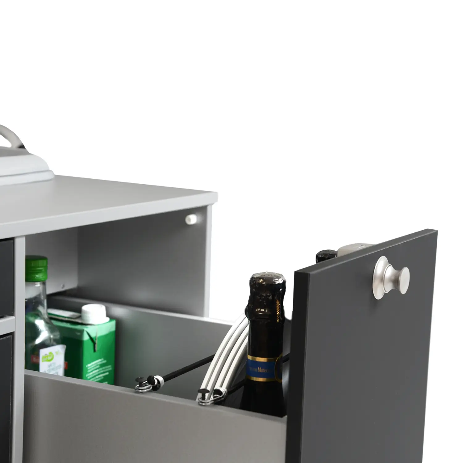 Heckauszug Riva Kuechenmodul Schubladen Detail