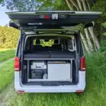 Heckauszug Riva im Mercedes Packzustand