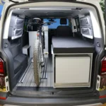 Arco single bed with bicycle in VW T5 T6 bus