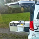 Arco System Kueche hinten im Mercedes Bus