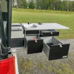 Arco System Kueche offen im Mercedes Bus