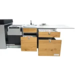 Arco System kitchen wild oak with folding table