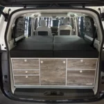 VanEssa rear kitchen body-silver front van in VW ID. Buzz long wheelbase