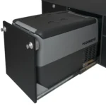 VanEssa Heckkueche niedrig Korpus-Graphit Front-Schwarz-matt Kuehlbox