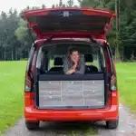 VanEssa Heckküche Hoehe 45 cm Korpus-Silber Front-Bulli im Mercedes Citan Renault Kangoo
