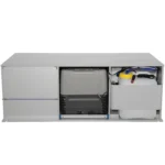 VanEssa rear kitchen height 42.5 cm body silver rear side