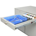 VanEssa rear kitchen height 53 cm body-silver front-silver cutlery insert