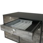 VanEssa Heckkueche Hoehe 53 Korpus-Graphit Front-Bulli Besteckeinsatz