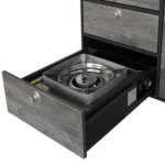 VanEssa Heckkueche Hoehe 53 Korpus-Graphit Front-Bulli Kocher