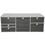 VanEssa rear kitchen low V2 body silver front white closed