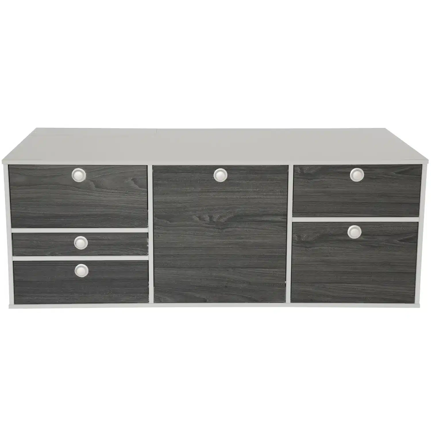 VanEssa rear kitchen low V2 body silver front white closed