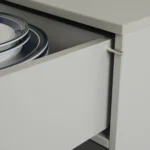 VanEssa rear kitchen body-silver back check detail