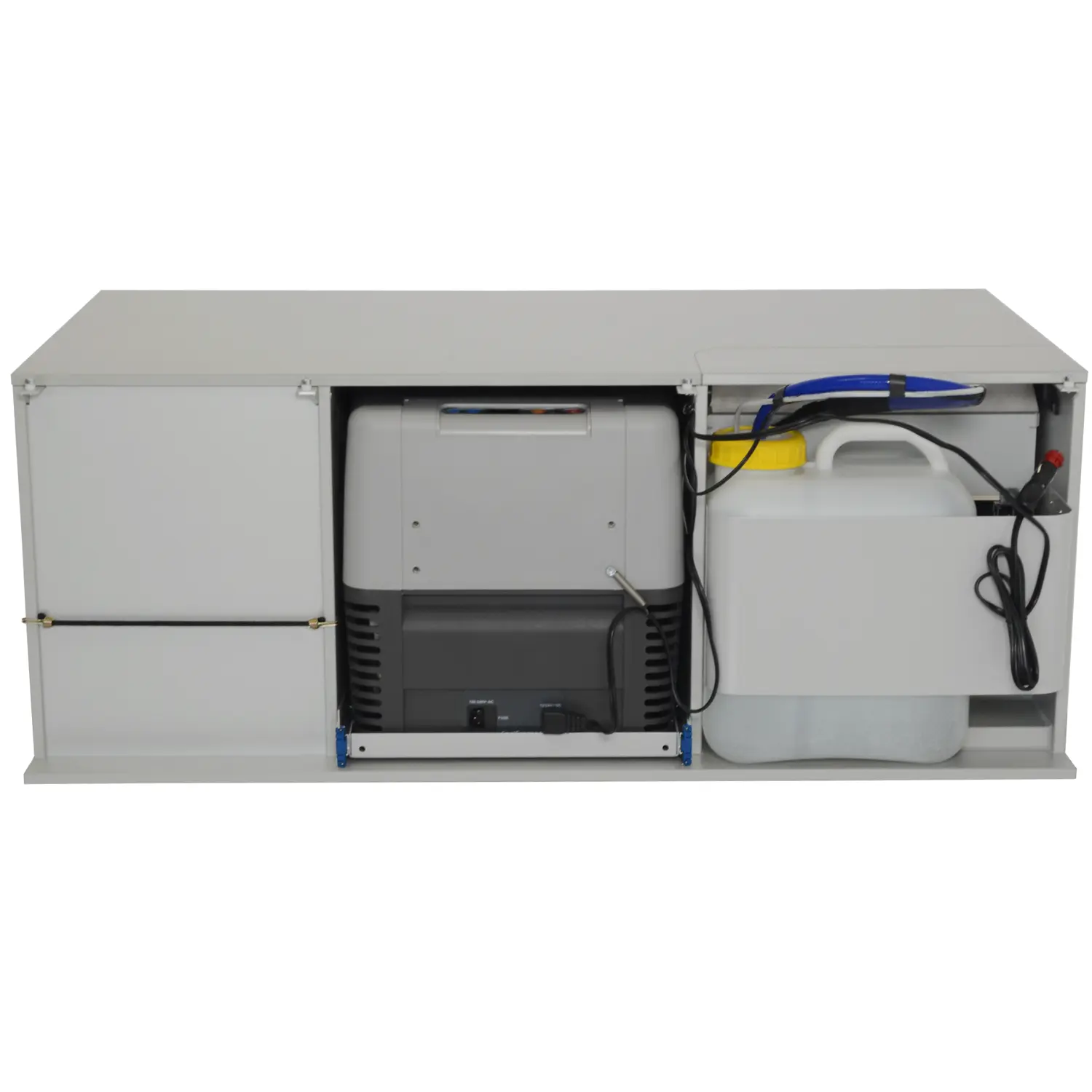 VanEssa Heckkueche niedrig Korpus-Silber Rueckseite