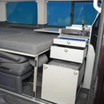 Oslo Kuechenmodul Silber Silber VW Multivan T5 T6 offen