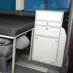 Oslo Kuechenmodul Silber Silber VW Multivan T5 T6 geschlossen